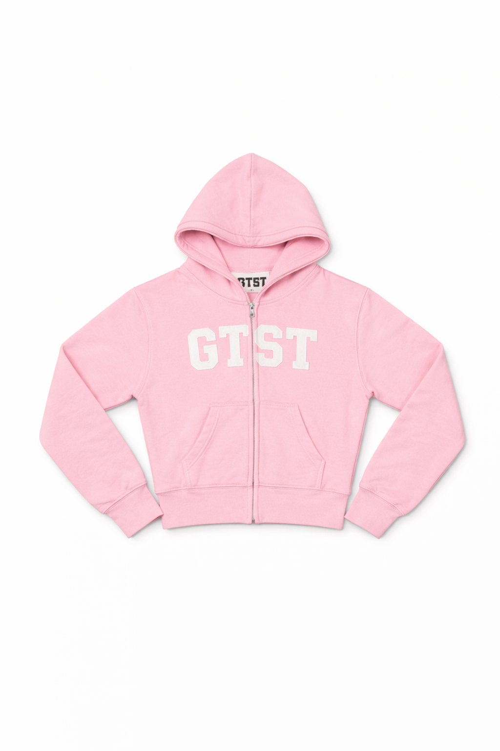 Women's GTST Signature Distress Crop Jacket - Pink