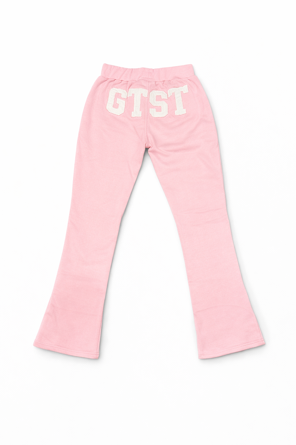 Women's GTST Signature Distressed Flare Pants- Pink
