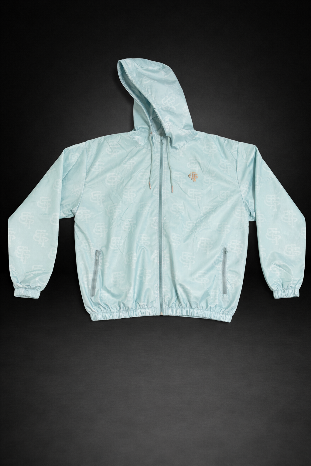 Teal Nylon Monogram GTST Jacket