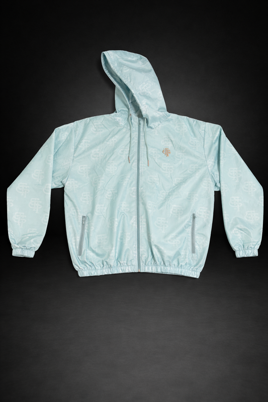 Teal Nylon Monogram GTST Jacket